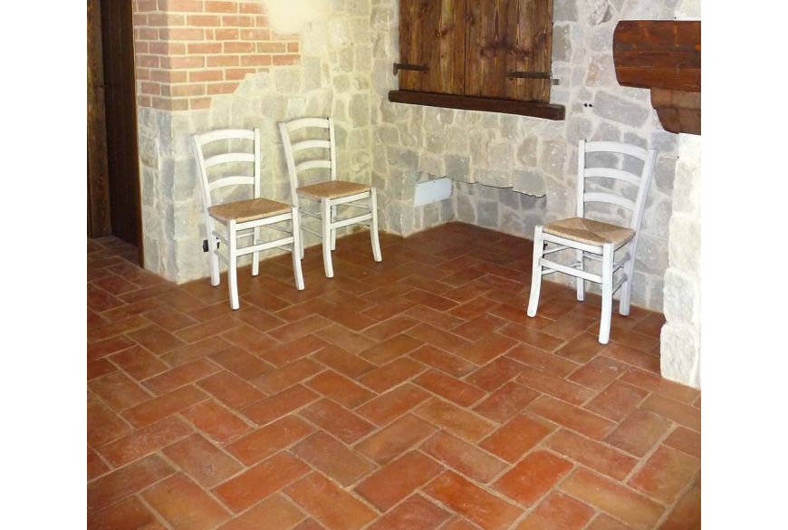 15x30 cm rechteckige Terracotta-Fliese